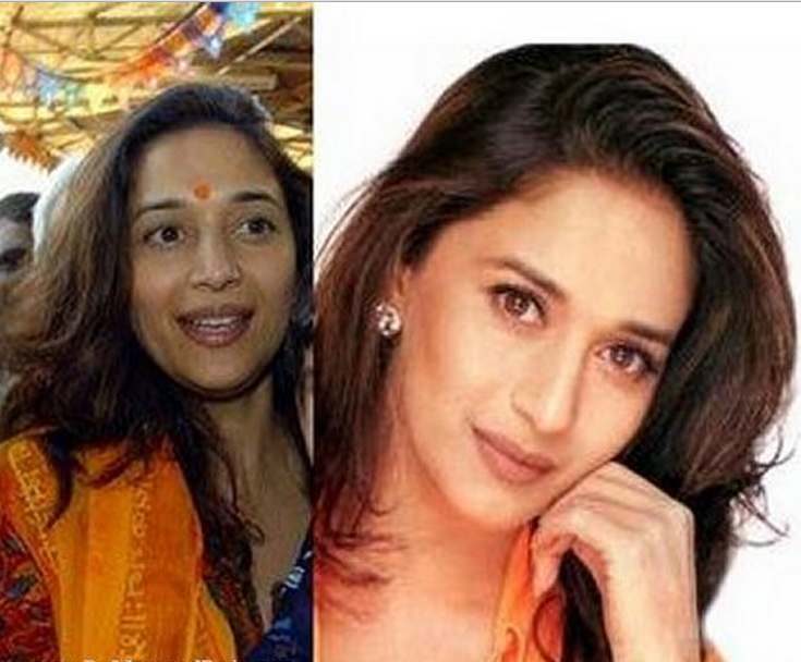 14 Bollywood Actresses Who Look Ugly Without Makeup!