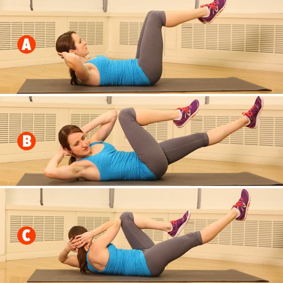 bicycle exercise for six pack abs