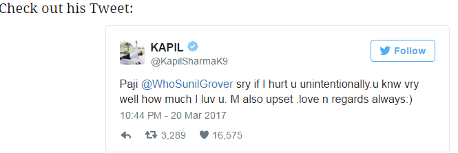 kapil sharma apology to sunil grover