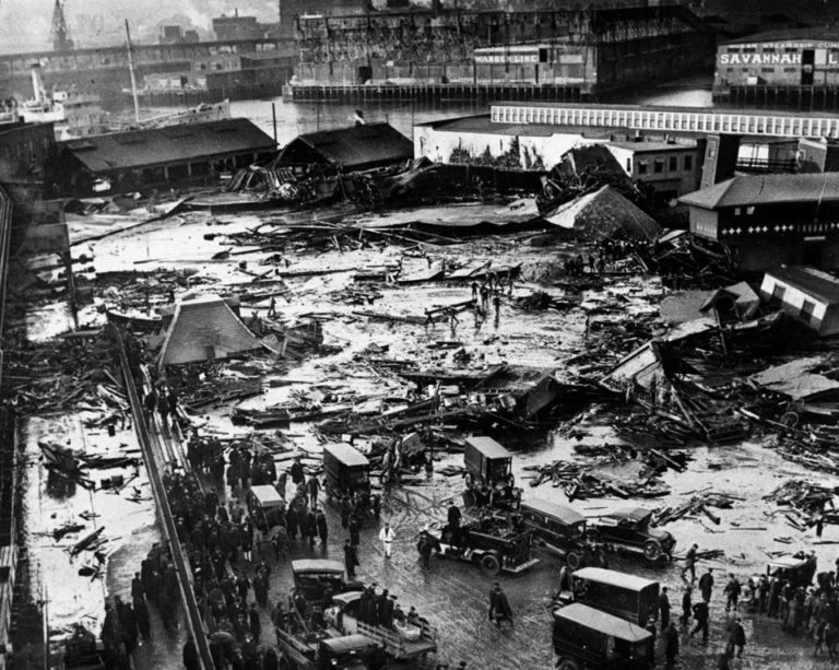 great boston molasses flood plaque